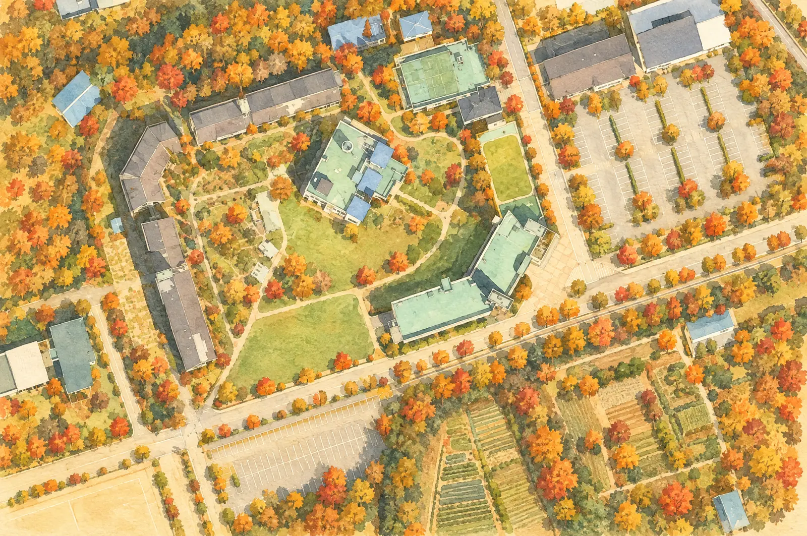 화성시민캠퍼스 행사장 그림지도